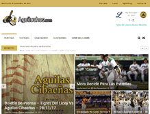 Tablet Screenshot of aguiluchos.com